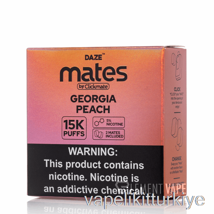 Vape Türkiye 7 Daze Mate Pods Gürcistan şeftali